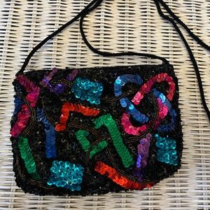 Colorful Sequin Crossbody Bag